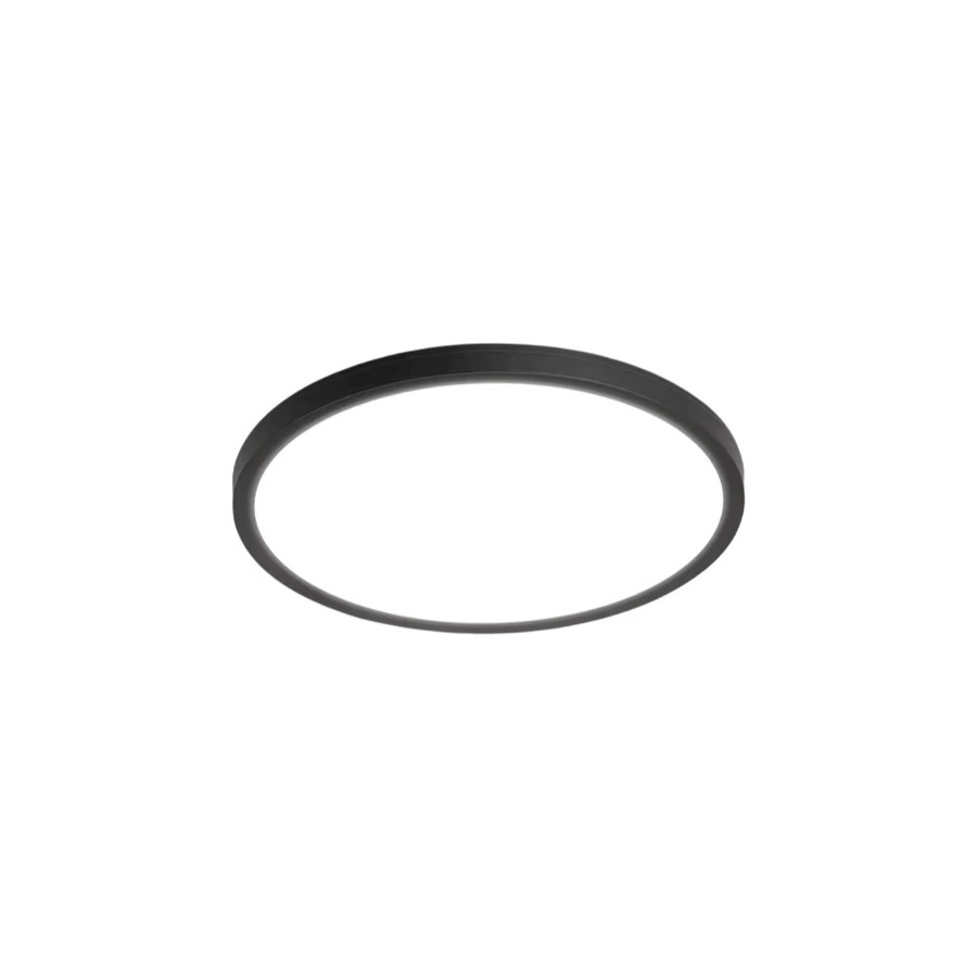 Cliheet LED-Deckenleuchte mit Diamantplatte, rund, Schwarz/Weiß, Durchmesser: 18 cm, 15 W, 6500 K Kaltweiß, IP44 wasserdicht, ideal für Badezimmer, Küche und Flur - Bild 5