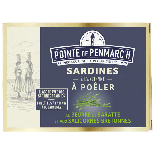 Sardinen mit Butter und Salicornes de Bretagne 115 g - Bild 2