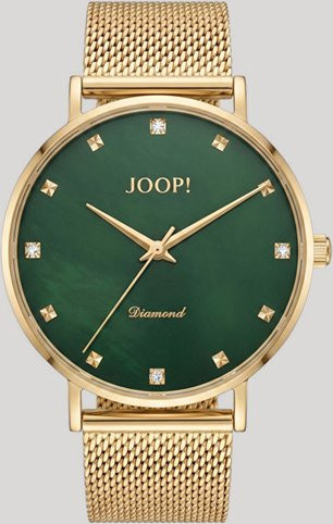 Joop! Armbanduhr, Edelstahl, Gold, Diamant, Quarz, Damen - Bild 1