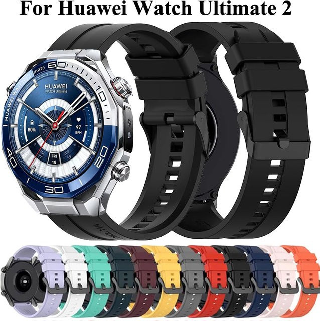 Huawei Uhrenarmband Silikon, Schwarz, Unisex - Bild 1