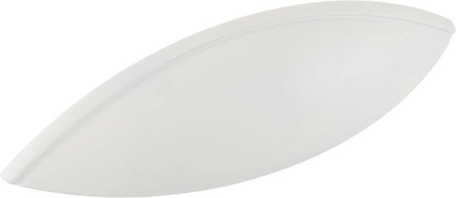 La Nordica Muschelgriff Moss in Weiß Matt aus Zinkdruckguss mit 96 mm Abstand - Bild 1