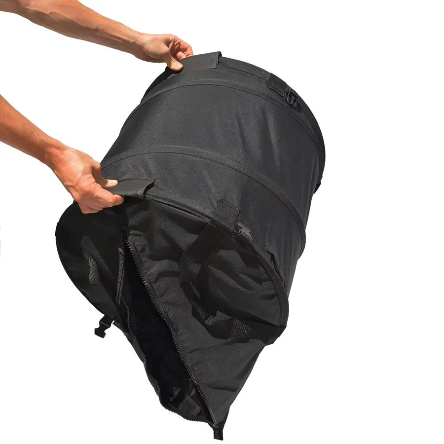 Trimmtasche 20'' Trockenschneider in Schwarz als tragbarer Arbeitsplatzbehälter und Hydrokulturzubehör mit Sammeltasche zum Trimmen und Sortieren - Bild 4