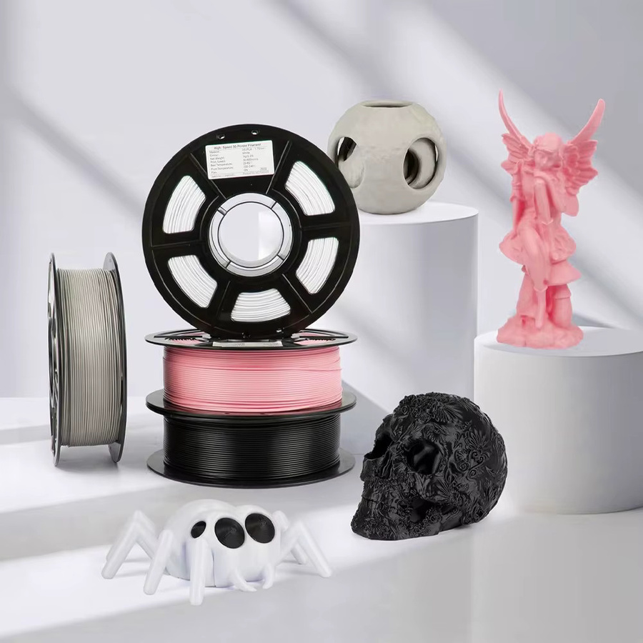 3D Maliang PLA Filament für FDM 3D-Drucker, 1,75 mm, Schwarz und Weiß, 500 g (2 x 250 g Spulen) - Bild 5