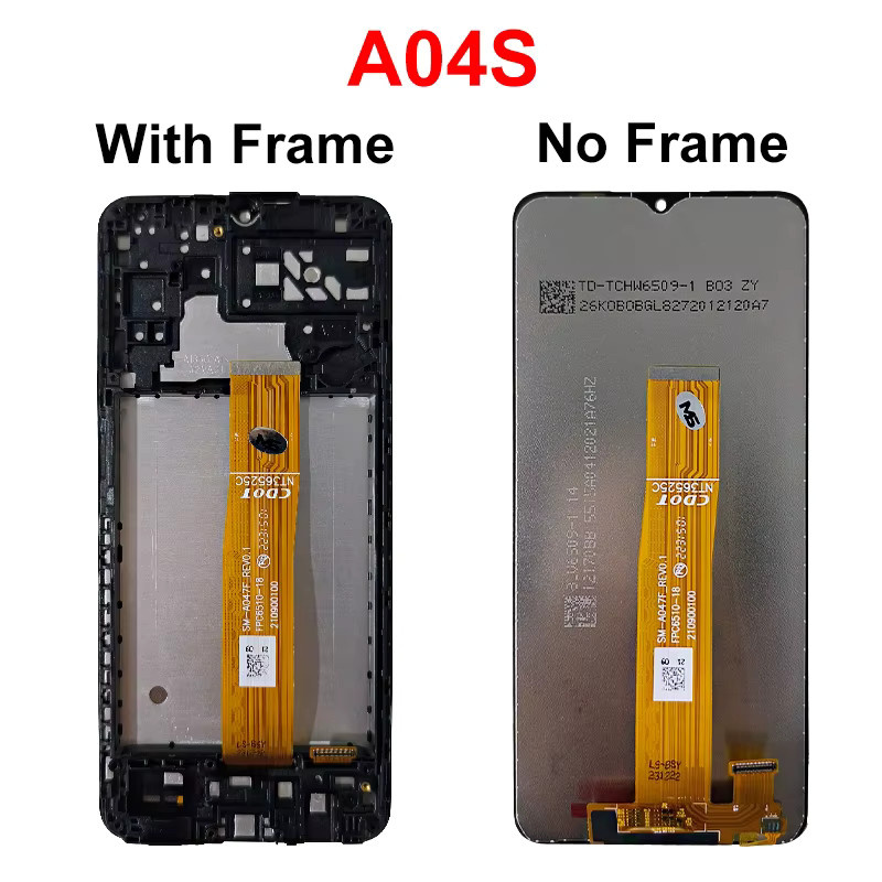 Samsung Galaxy A04 LCD Display und Touchscreen Ersatz Digitizer in Schwarz - Bild 3