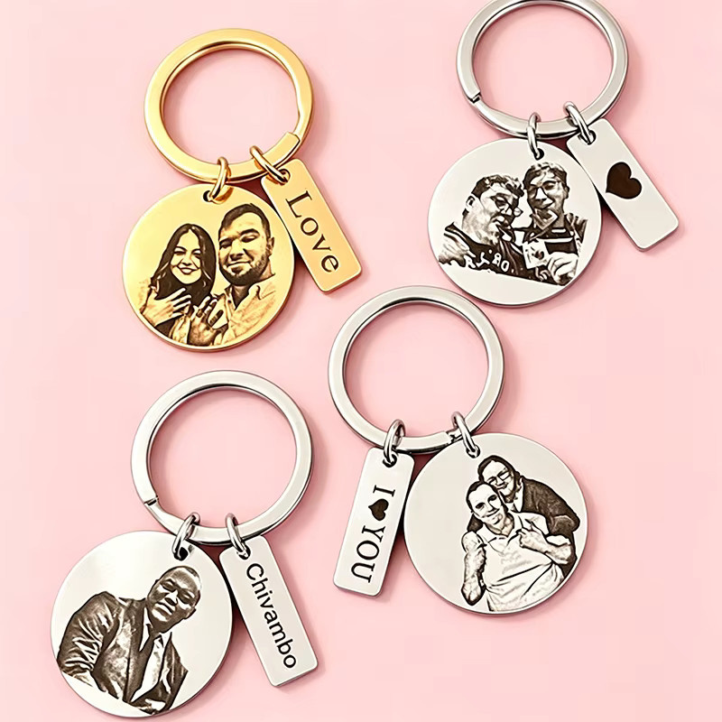Schlüsselanhänger Edelstahl, personalisiert, Unisex - Bild 4