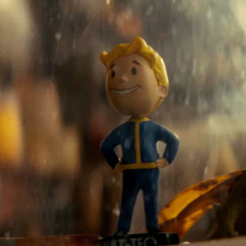 Bandai Anime Bobblehead Vault Boy Actionfigur Set Multicolor Desktop Ornament für Sammler - Bild 2