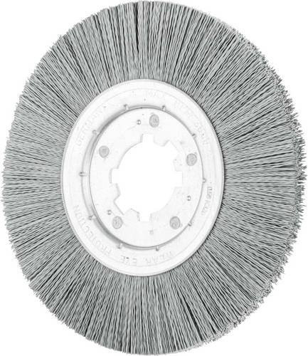 PFERD Rundbürste RBU ungezopft mit SiC-Filament, Korn 320, Farbe Grau, Durchmesser: 250 mm, Breite: 15 mm, Bohrung: 50,8 mm - Bild 1