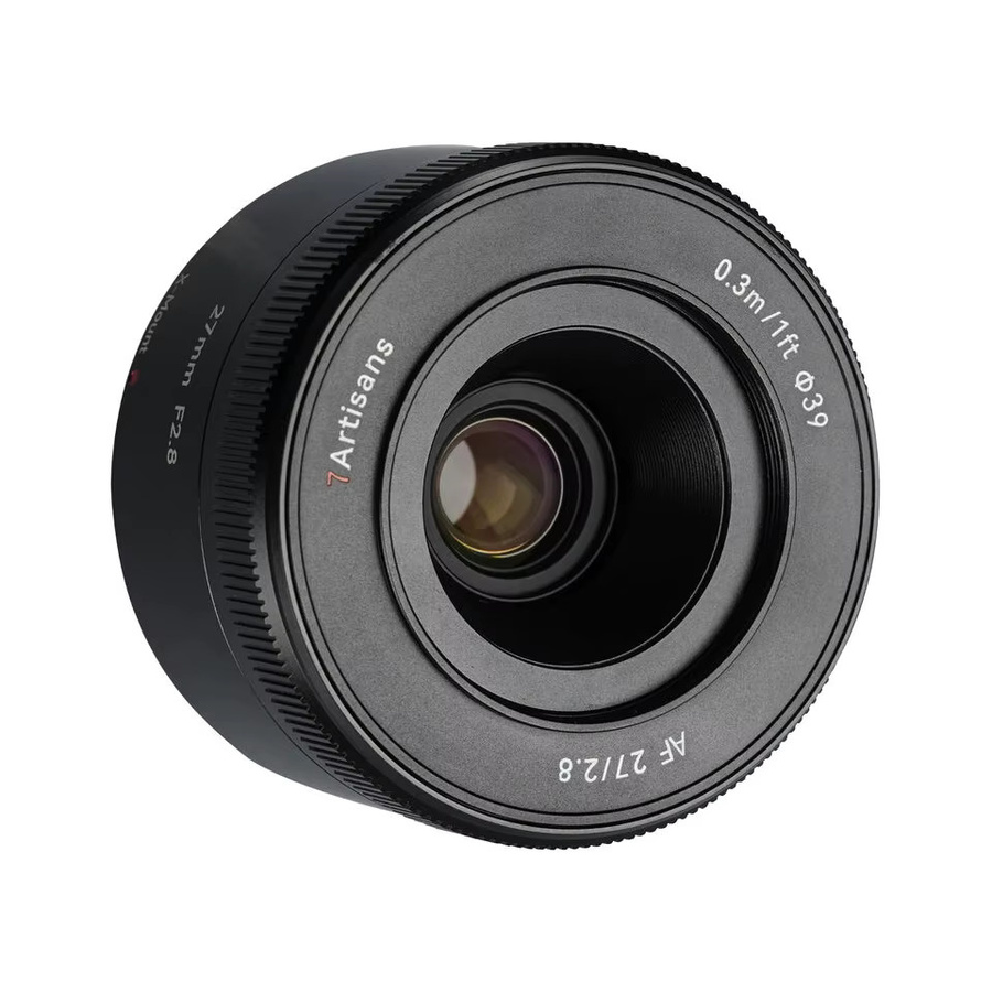 7artisans AF 27mm F2.8 APS-C Kameraobjektiv mit großer Blendenöffnung für Sony E, Fujifilm XF und Nikon Z-Mount, Schwarz - Bild 5