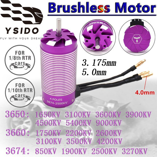 YSIDO RC Off-Road Drift Racing Cars, Zubehör, 1:10, Metall, Lila - Bild 1