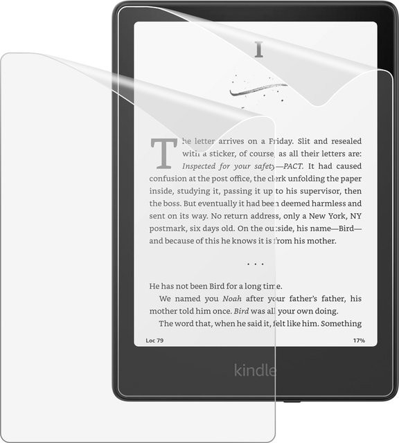 2er-Pack PET Weiche Film Displayschutzfolie für Kindle Paperwhite 12. Generation 2024 (7 Zoll) und Colorsoft Signature Edition 2024, Transparent - Bild 1