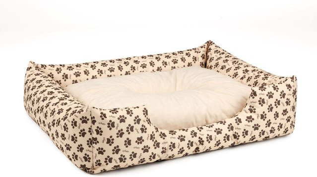 BedDog Hundebett MIMI Hundesofa aus Cordura und Microfaser-Velours in Beige - Bild 1