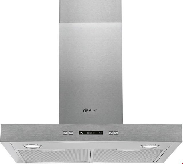 Bauknecht Wand-Dunstabzugshaube DBHBS 63 LL IX in Edelstahl Silber mit LED-Display und Umluftfunktion - Bild 1