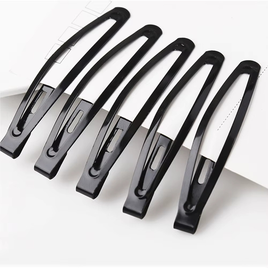 Cwllrn Haarspangen Metall, Schwarz, 6 cm, Damen, Mädchen - Bild 2