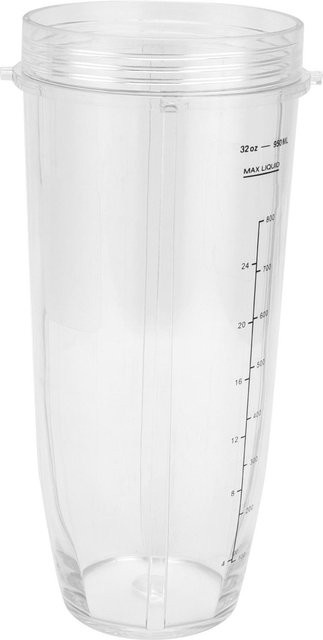 Ninja Ersatzbecher für 1000W Mixer, 32oz Behälter, Weiß/Transparent - Bild 1
