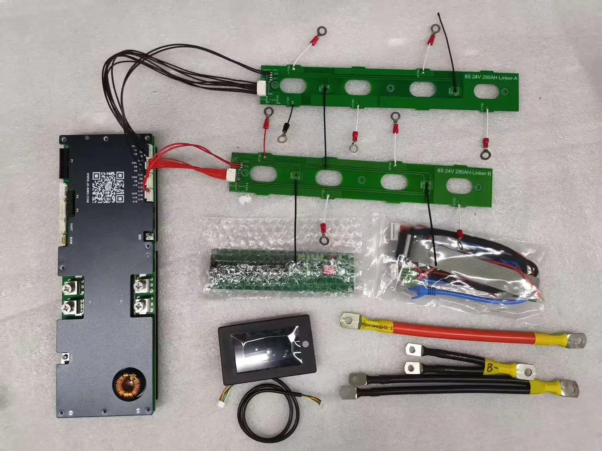 XinRongBMS DIY Batteriekasten Systemzubehör Kit für JK-BMS EVE CATL LiFePO4 Batterien mit RJ45 Anschluss - Bild 1