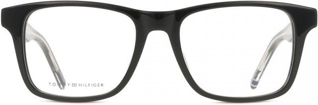 Tommy Hilfiger TH 1990 Brille, Herren, Vollrand, rechteckig, Black, Acetat - Bild 1