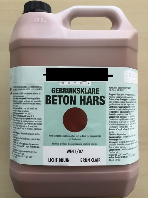 Betonlasur Betonfarbe für Betonzaun, 1 kg - Bild 1