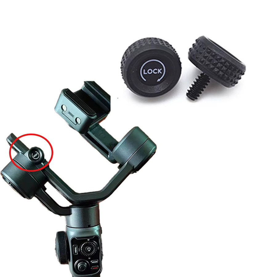 ZHIYUN Smooth 5S Ersatzteil: Roll-Achsen-Klemmknopfschraube in Schwarz für AI Smartphone Gimbal Handheld Stabilisator - Bild 2