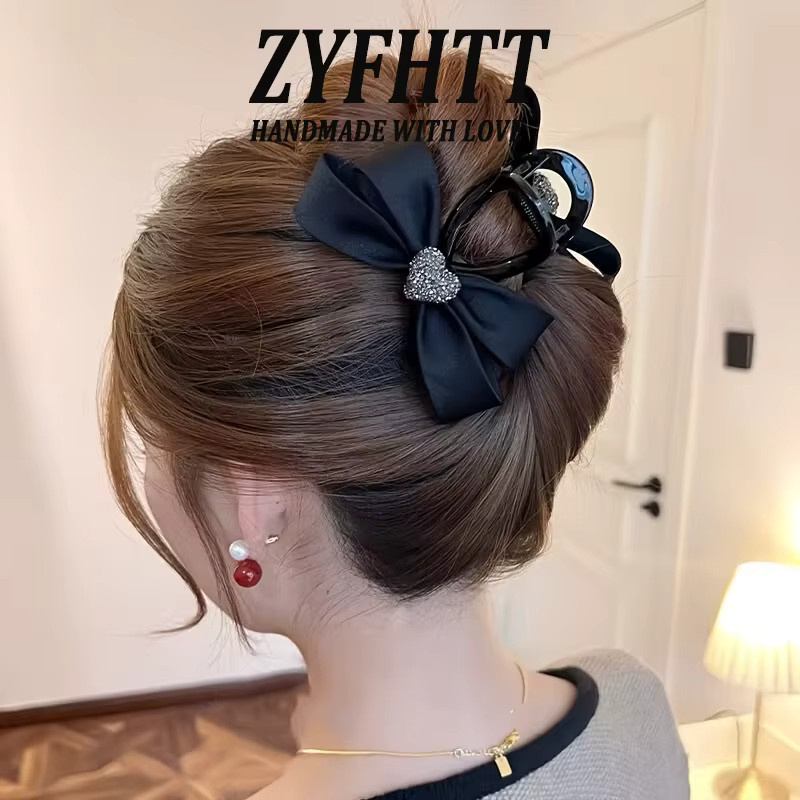 ZYFHTT Haarschleife mit Strass-Haarklammer, Damen - Bild 2