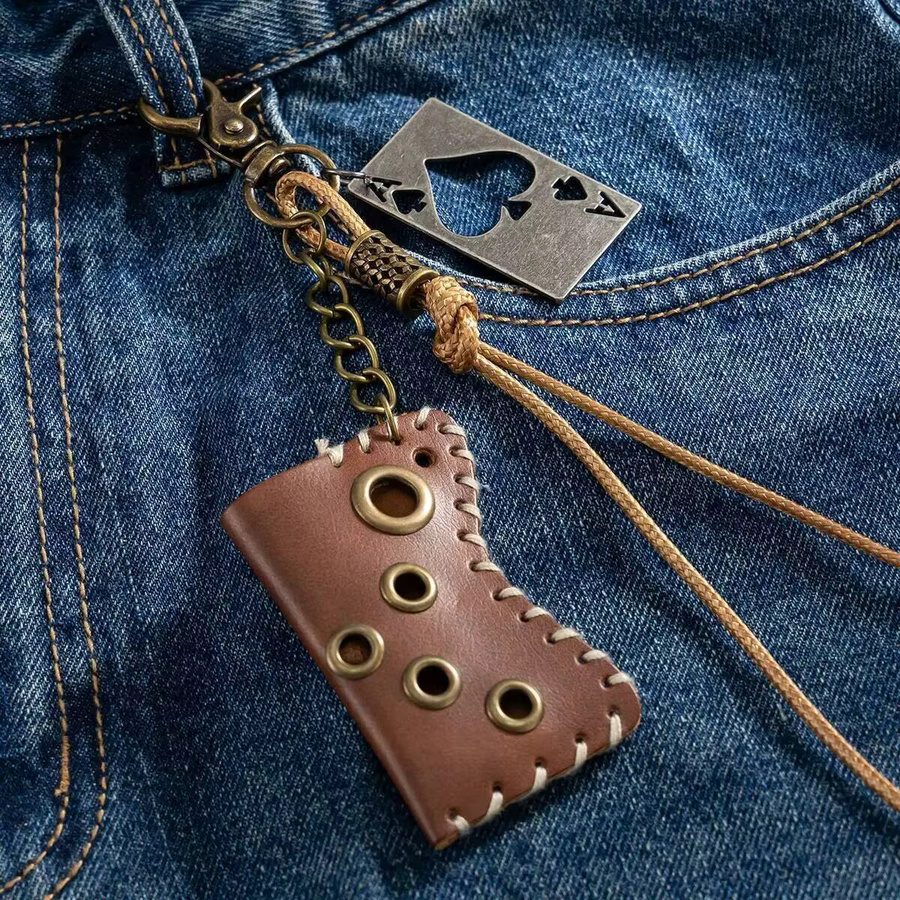 Ingemark Hosenkette Leder, Vintage, Herren - Bild 3