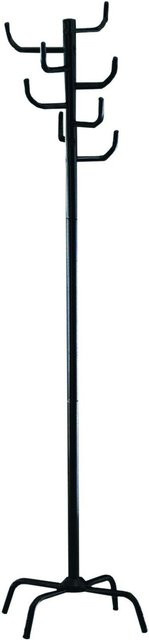 Based Garderobenständer aus Metall in Schwarz, Höhe: 180 cm, Tiefe: 48 cm - Bild 1