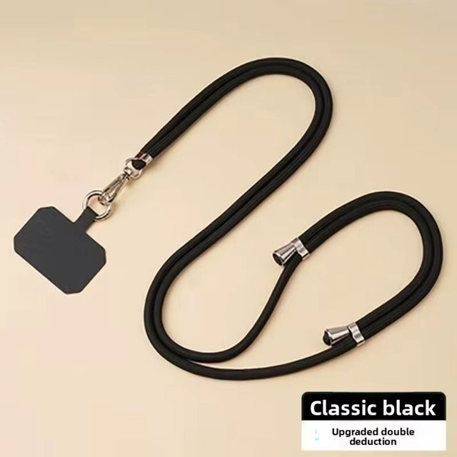 Universal Smartphone Lanyard Verstellbares und Dehnbares Telefon-Umhängeband als Nacken- und Schulter-Crossbody-Halter in Lila und Grün - Bild 1