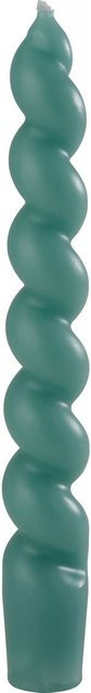 Rico Design Spiralkerze aus Paraffin in Aqua Blau, Höhe: 18,5 cm, Durchmesser: 2,4 cm - Bild 1