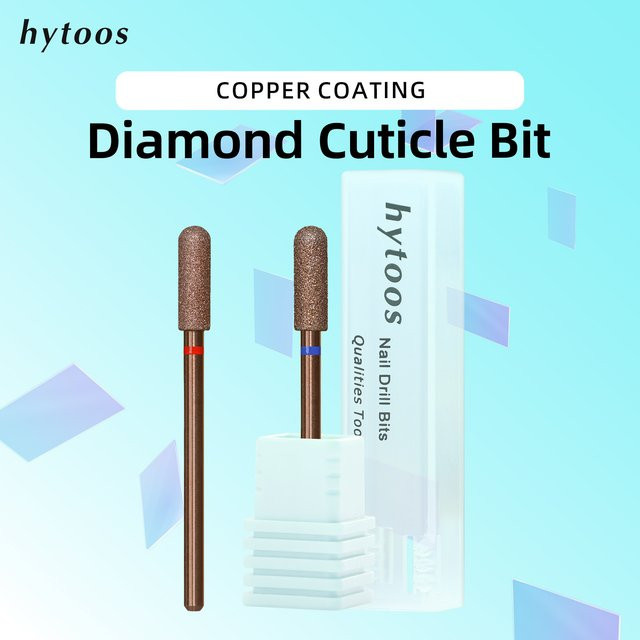 HYTOOS Kupfer-Diamant-Nagelbohrer, Metallic, 3/32'' - Bild 1