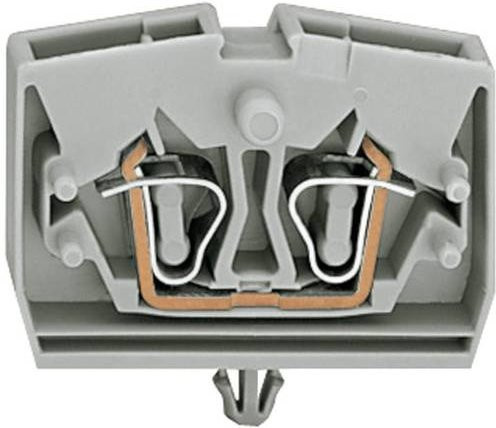 WAGO 264-311 Einzelklemme mit Zugfeder, 6mm, Farbe: Grau - Bild 1