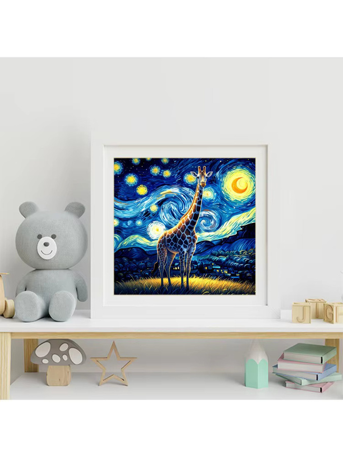 EverShine Diamant Mosaik Giraffe Bild als Strass Malerei für Kinder - Bild 3