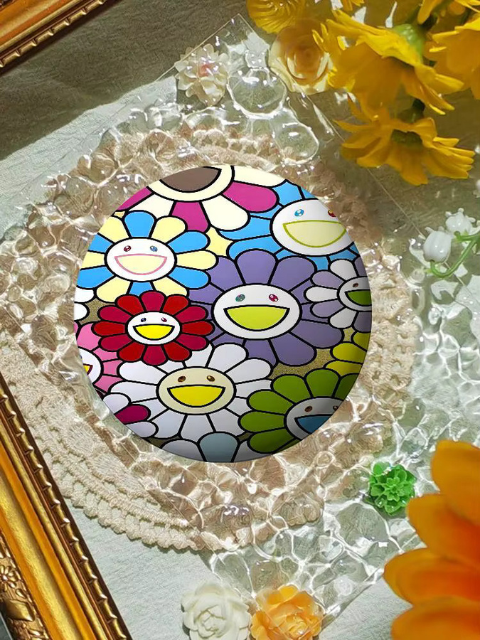 Mesuca Brosche, Blumen, Bunt, Verspielt - Bild 4