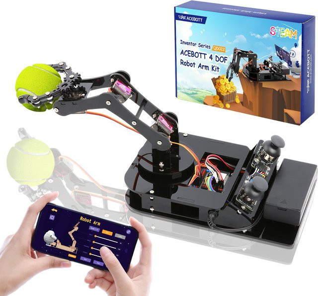 ACEBOTT ESP32 4 DOF Roboterarm Lernset, ab 8 Jahren - Bild 1