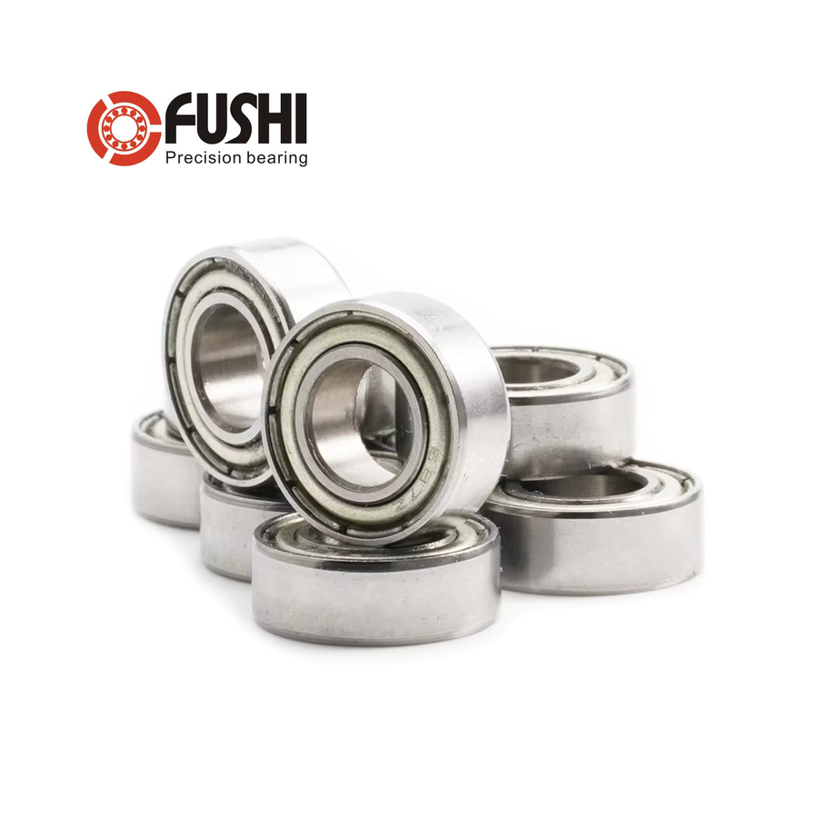 FUSHI 687 ZZ Kugellager Set 10 Stück, Maße: B: 7 mm, T: 14 mm, H: 5 mm, High Speed Lager für Motoren und Grafikkarten - Bild 1