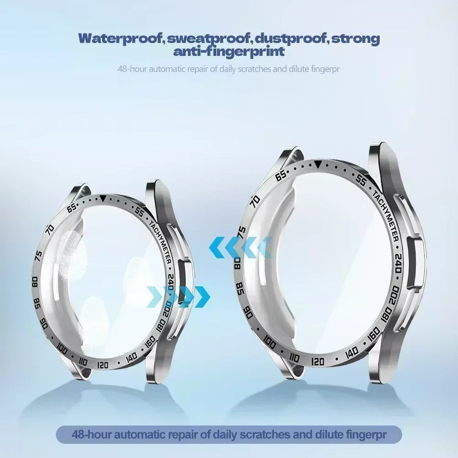 Geekthink Displayschutzfolie für Samsung Galaxy Watch 6 Classic, TPU, 47 mm, 43 mm - Bild 1