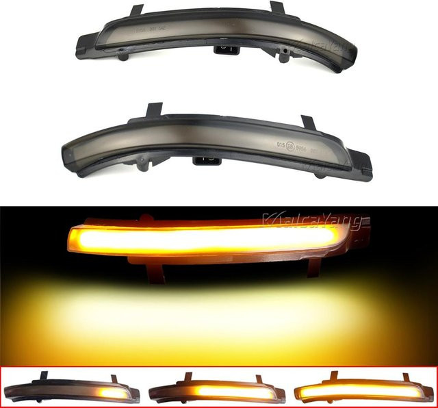 Sequenzielles LED Dynamisches Blinkerlicht für Skoda Octavia MK2 1Z 09-13 und Superb B6 3T 08-14 in Grau - Bild 1