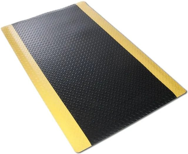 KARAT Anti-Ermüdungsmatte Dyna-Protect Diamond Schwarz-Gelb B: 60 cm, T: 300 cm - Bild 1