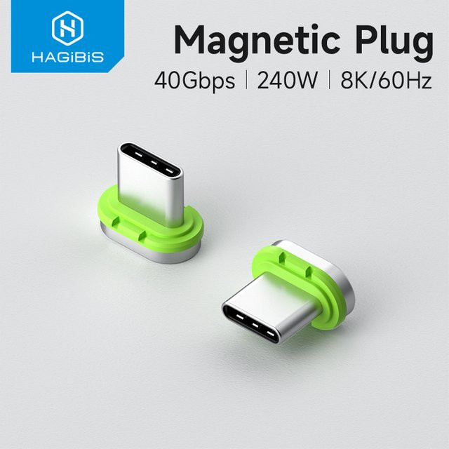 Hagibis USB C Magnetstecker Typ C in Grün - Bild 1