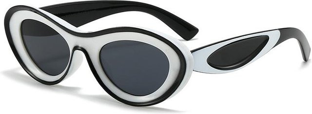 Dote Sonnenbrille Cat-Eye, Kunststoff, weiß, Damen - Bild 1