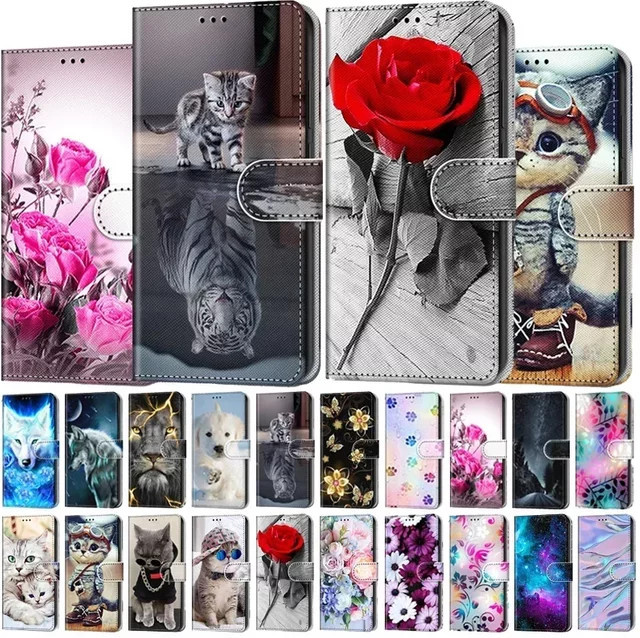 Handtaschen-Schutzhülle mit Tier-Design für Samsung Galaxy A16 5G, A26, A36 und A56 5G in Multicolor - Bild 1