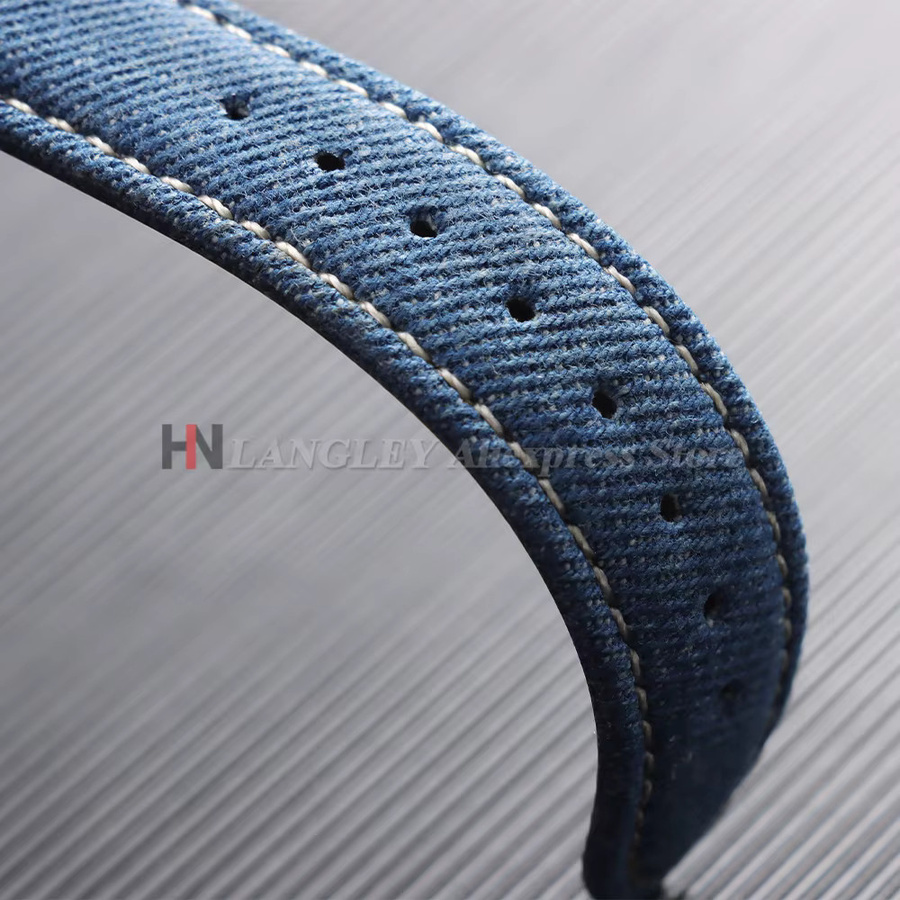 Uhrenarmband Nylon-Leder, 25*13mm, Herren und Damen - Bild 2