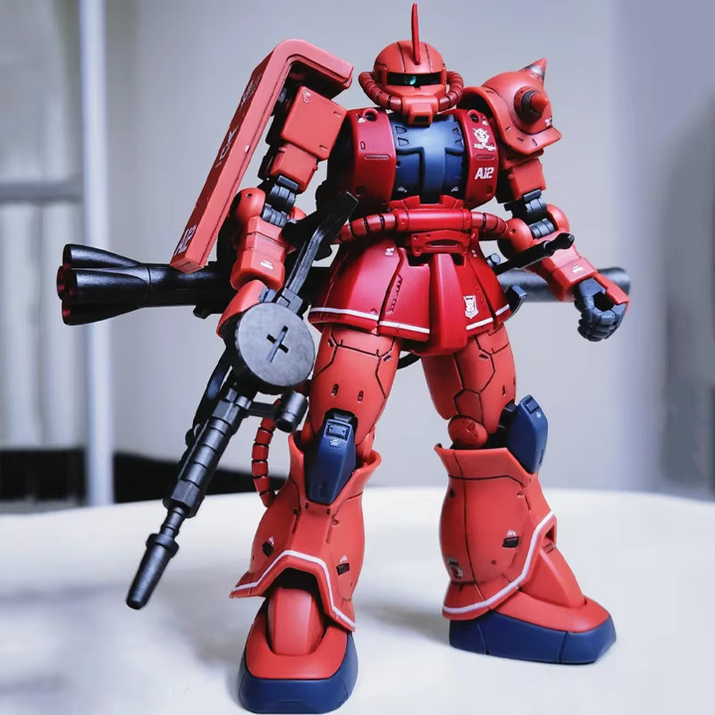 TAKARA TOMY Gundam GTO Char's Zaku HG 1/144 Mech Assembly Model Kit Actionfiguren - Bild 3