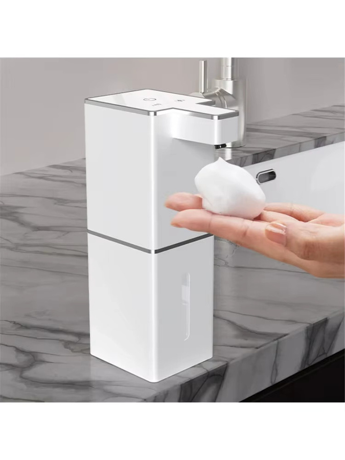 OUIO Wandmontierter Intelligenter Automatischer Sensor-Seifenspender für Küche und Bad in Schwarz oder Weiß - Bild 6