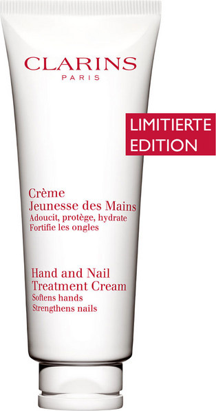 Clarins Crème Jeunesse des Mains Handcreme, Hagebuttenöl, Kokosnussöl, Guarana-Extrakt - Bild 1