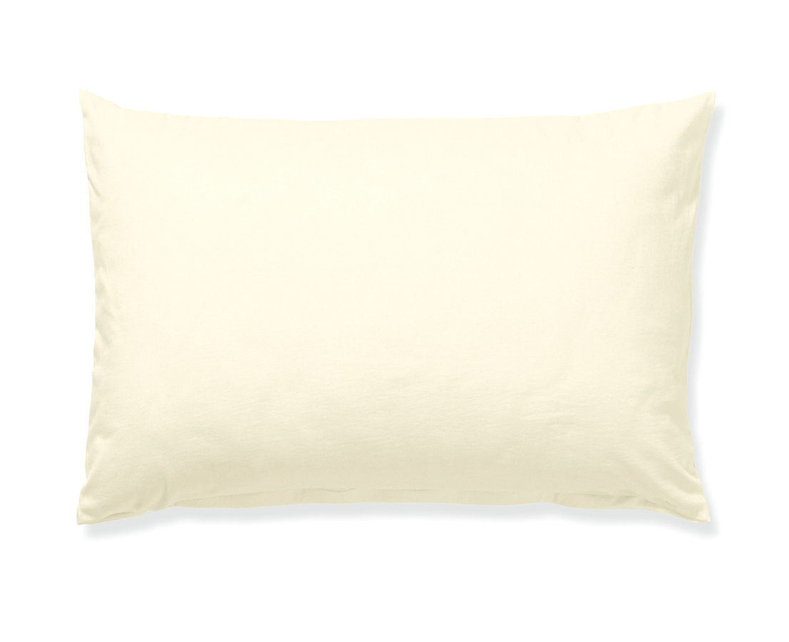 2er-Pack Janine Jersey Kissenbezüge aus 100% Baumwolle, Farbe: Beige, B/H: 40 x 60 cm - Bild 1
