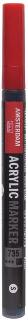 AMSTERDAM Acrylic Marker Oxidschwarz mit 1-2mm Spitze - Bild 1