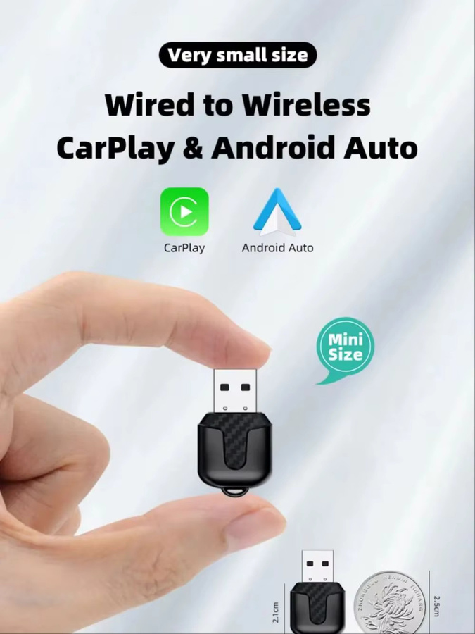 Torek Kabelloser CarPlay und Android Auto Adapter 2025 in Schwarz mit 5 GHz WLAN und Bluetooth 5.0 für werkseitig verkabelte Systeme - Bild 5