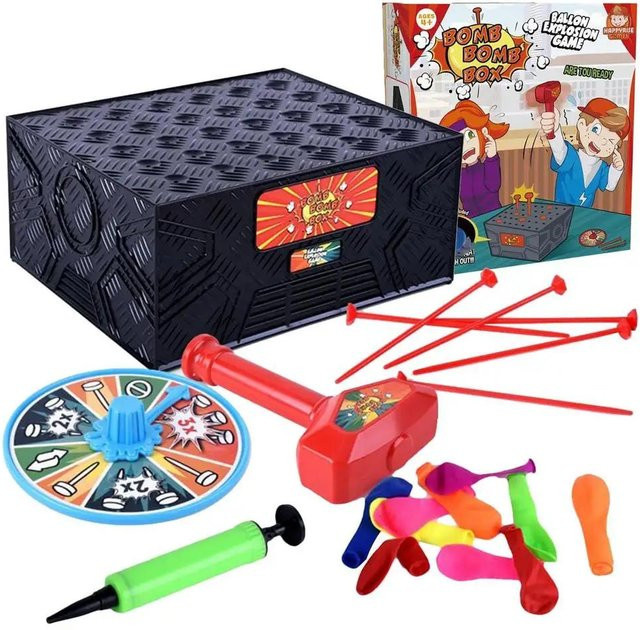 Spin Masters Hammer-Ballon-Explosionsbox-Spiel, Lernspielzeug - Bild 1