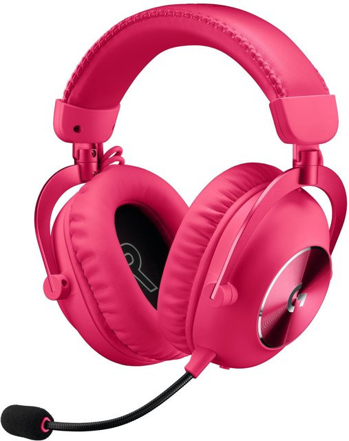 Logitech G Pro X 2 LIGHTSPEED Kabelloses Over-Ear Gaming-Headset in Pink mit Bluetooth und 3,5 mm Anschluss - Bild 1