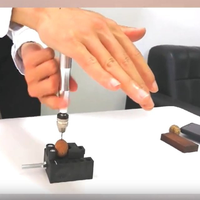 Mini Micro Aluminium Handbohrer Kit 51 Teile in Silber mit Schnellspannbohrfutter und Twist Bit Set für deine DIY-Projekte - Bild 1