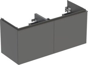 Geberit Doppelwaschtisch-Unterschrank Acanto mit 1 Schublade, Breite: 119 cm - Bild 1